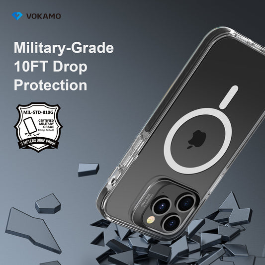 VOKAMO Hard Shockproof Case with MagSafe for iPhone 14 Pro Max/14 Pro/iPhone 14/14 Plus - VOKAMO