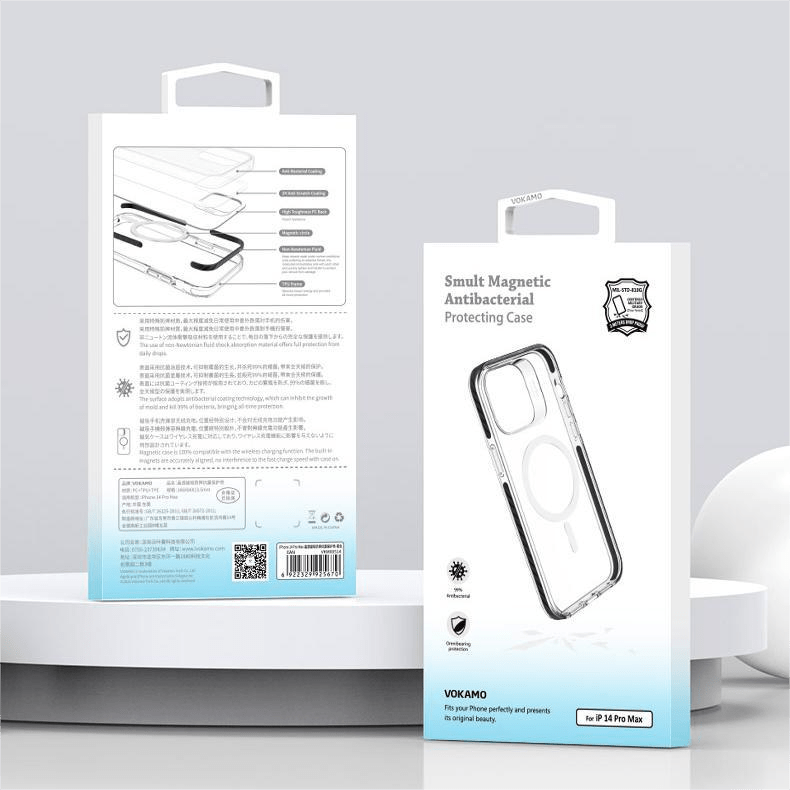VOKAMO Hard Shockproof Case with MagSafe for iPhone 14 Pro Max/14 Pro/iPhone 14/14 Plus - VOKAMO