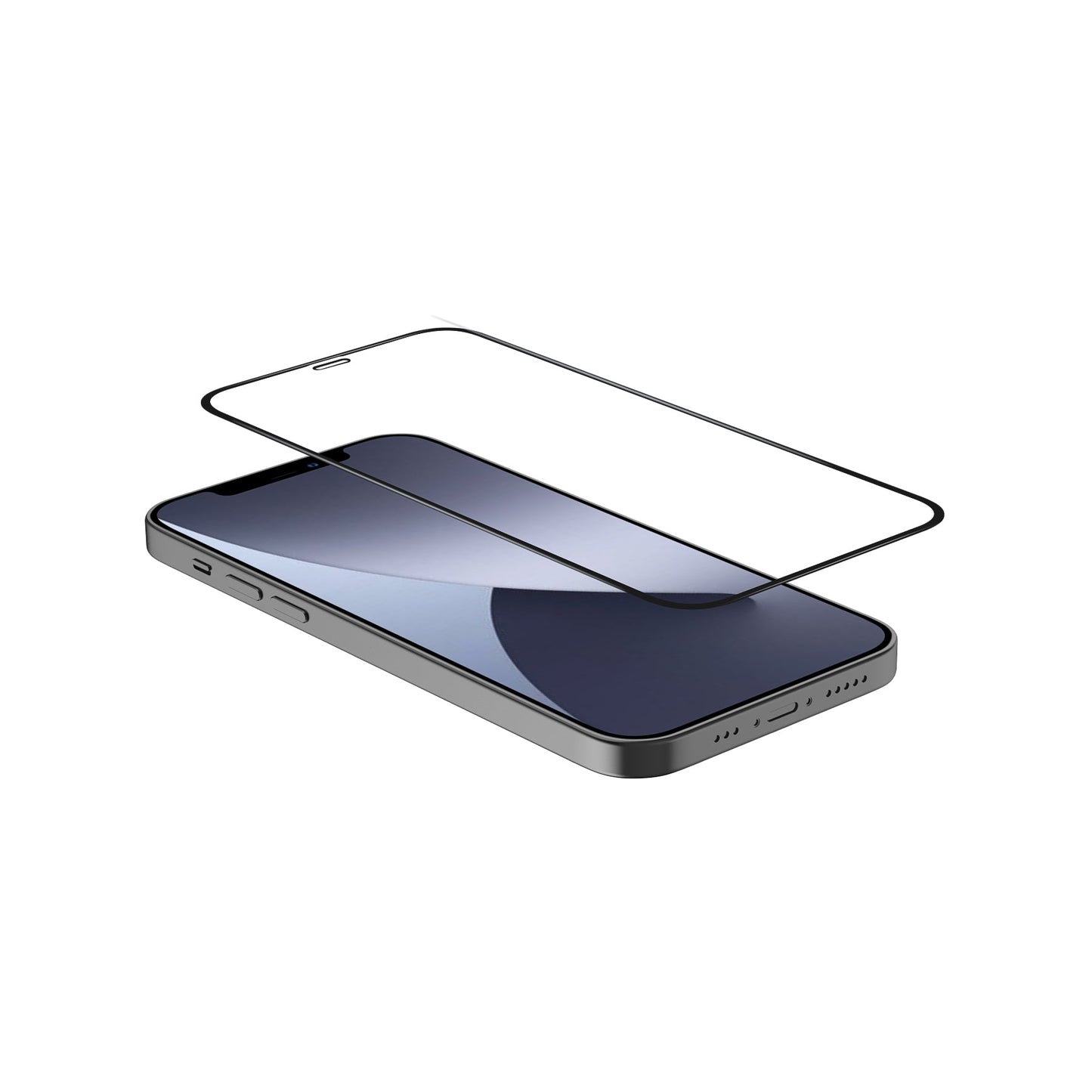 VOKAMO HD iPhone 12 Screen Protector 2.5D Edge to Edge Full Coverage Tempered Glass - VOKAMO