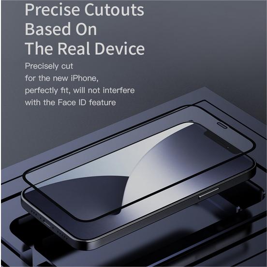 VOKAMO HD iPhone 12 Screen Protector 2.5D Edge to Edge Full Coverage Tempered Glass - VOKAMO