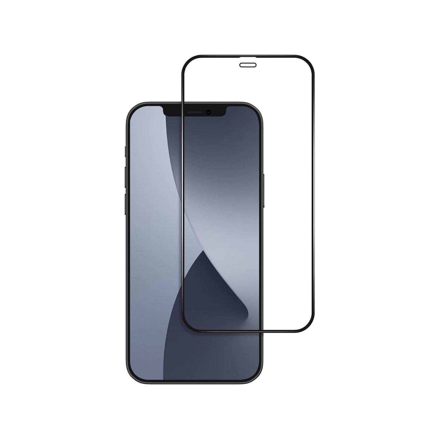 VOKAMO HD iPhone 12 Screen Protector 2.5D Edge to Edge Full Coverage Tempered Glass - VOKAMO
