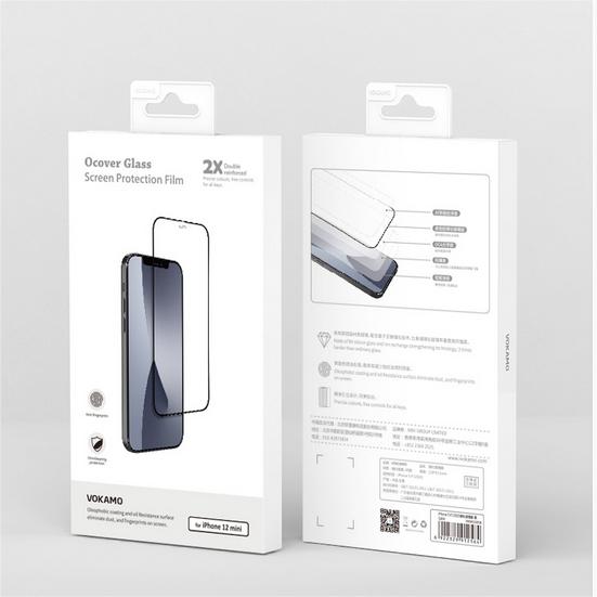 VOKAMO HD iPhone 12 Screen Protector 2.5D Edge to Edge Full Coverage Tempered Glass - VOKAMO