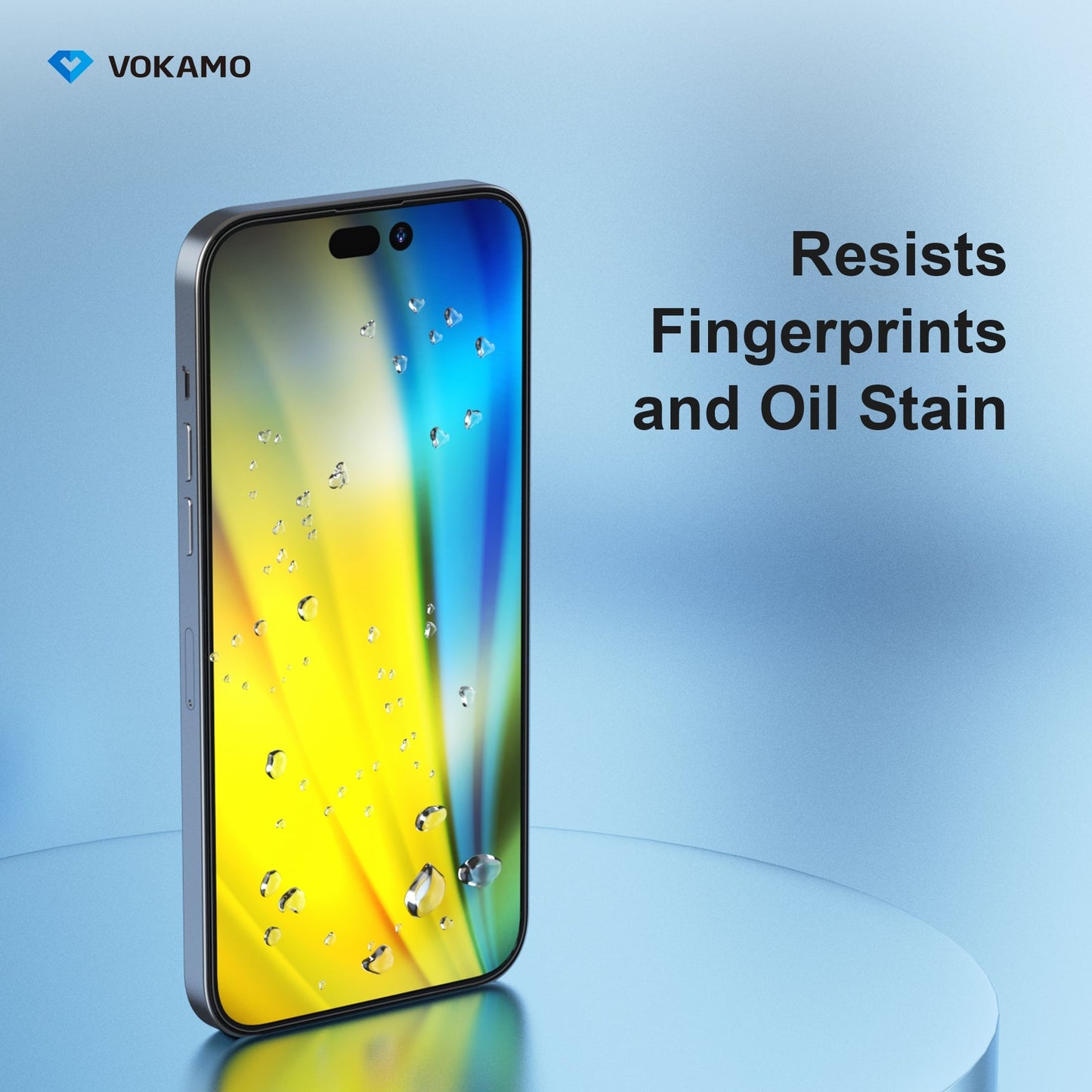 VOKAMO HD Tempered Glass for iPhone 14 Pro Max/14 Pro/14 Plus/14 Screen Protector,9H 2.5D 0.25mm Crystal HD - VOKAMO