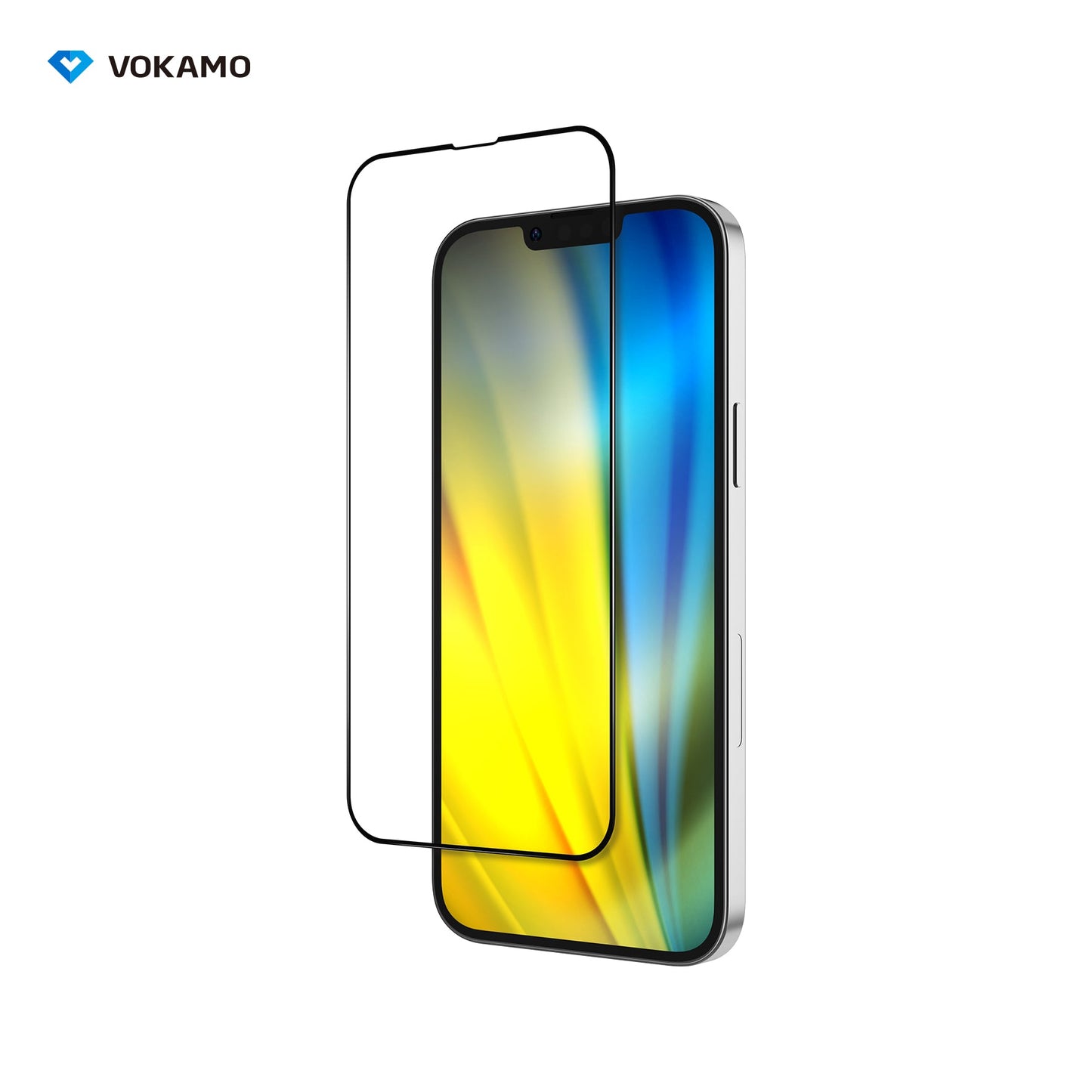 VOKAMO HD Tempered Glass for iPhone 14 Pro Max/14 Pro/14 Plus/14 Screen Protector,9H 2.5D 0.25mm Crystal HD - VOKAMO
