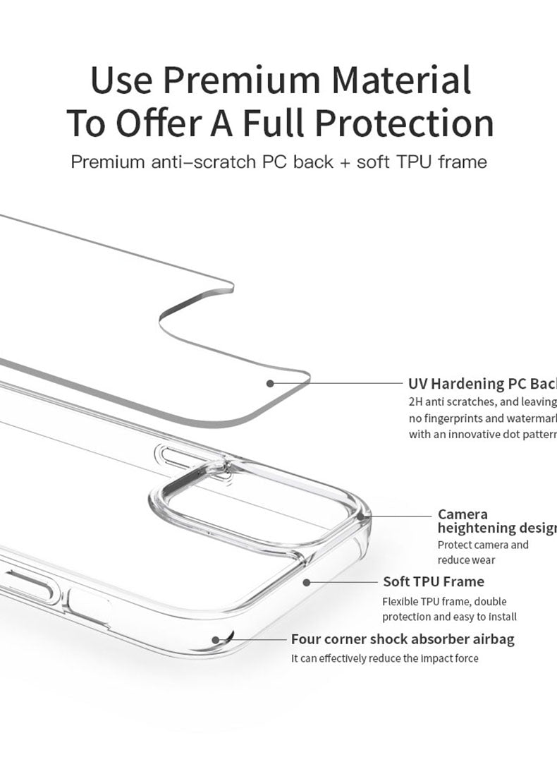 VOKAMO Hybrid Clear Case for iPhone 12/12 Mini/12 Pro/12 Pro Max - VOKAMO