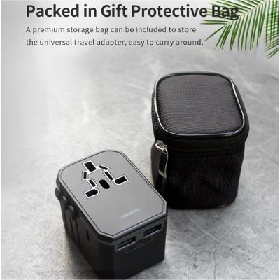VOKAMO International Travel Adapter Worldwide All in One Universal Wall AC Power Plug Charger - VOKAMO