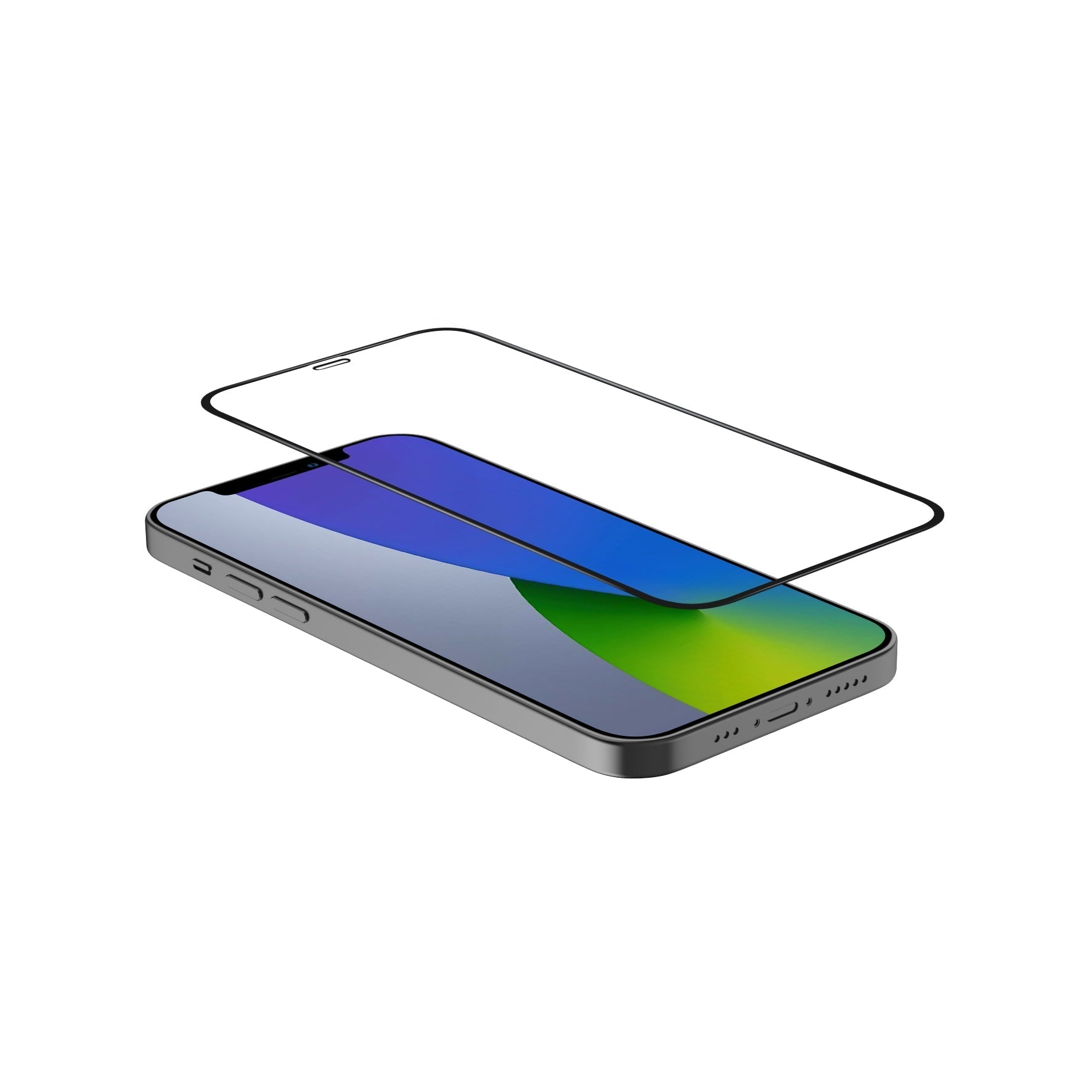 VOKAMO iPhone 12 Screen Protector 3D 9H HD Full Coverage Tempered Glass - VOKAMO