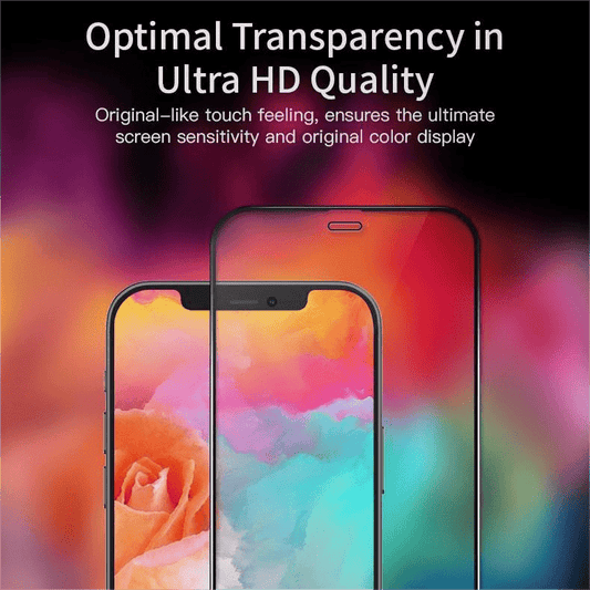 VOKAMO iPhone 12 Screen Protector 3D 9H HD Full Coverage Tempered Glass - VOKAMO