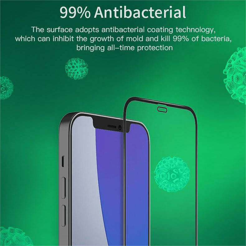 VOKAMO iPhone 12 Screen Protector 3D 9H HD Full Coverage Tempered Glass - VOKAMO