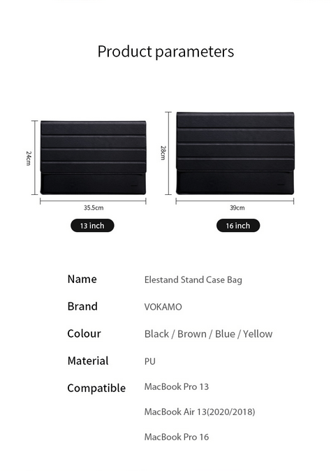 VOKAMO Laptop Risers Stand Cases & Bags for MacBook Pro/Air 13 MacBook Pro 16 - VOKAMO