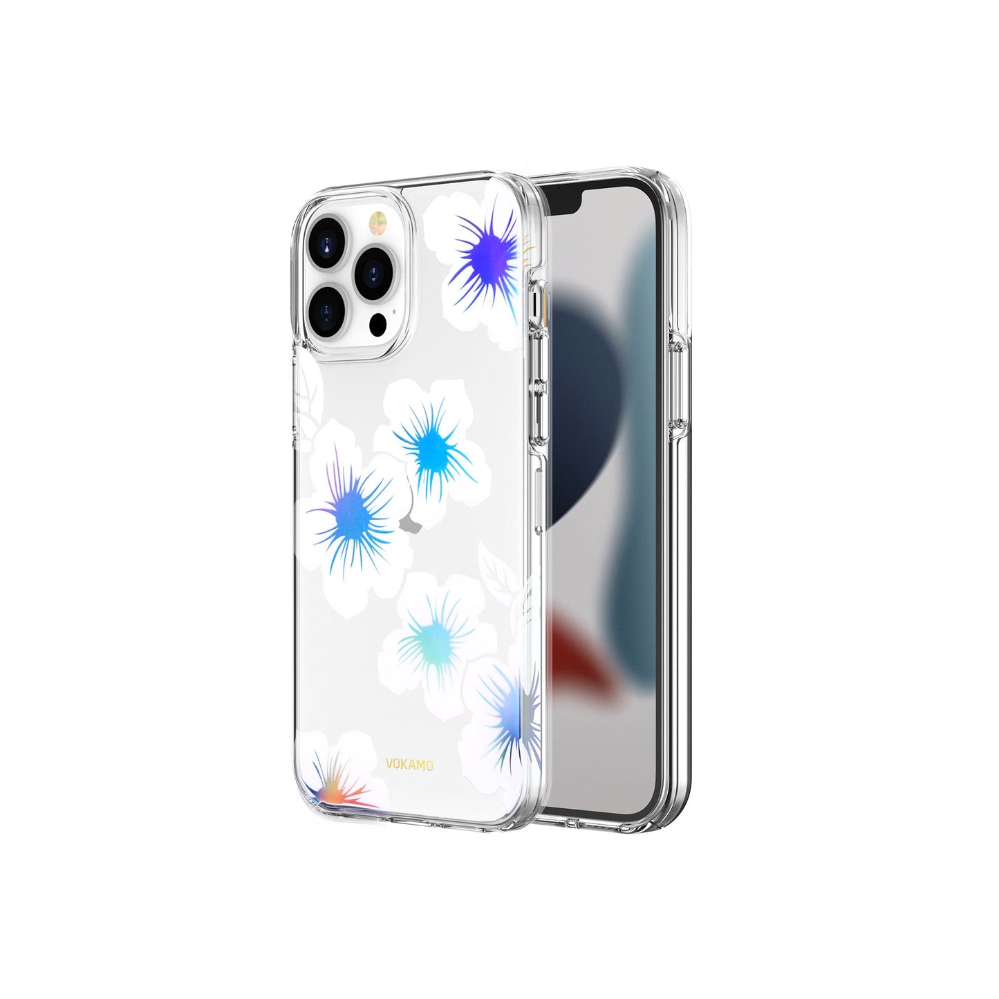 VOKAMO Lovely Floral Flower Phone Case For iPhone 13/13 Pro/13 Pro Max Cover Case - VOKAMO