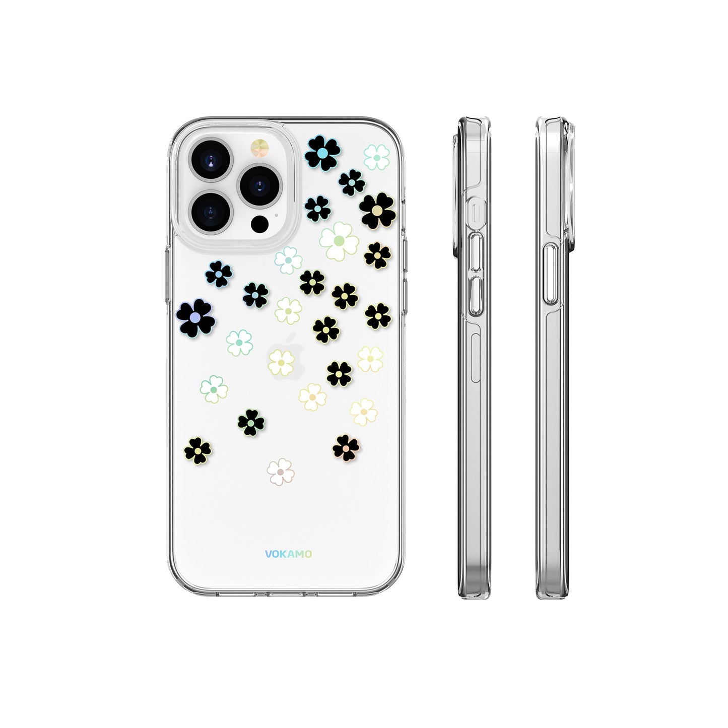 VOKAMO Lovely Floral Flower Phone Case For iPhone 13/13 Pro/13 Pro Max Cover Case - VOKAMO