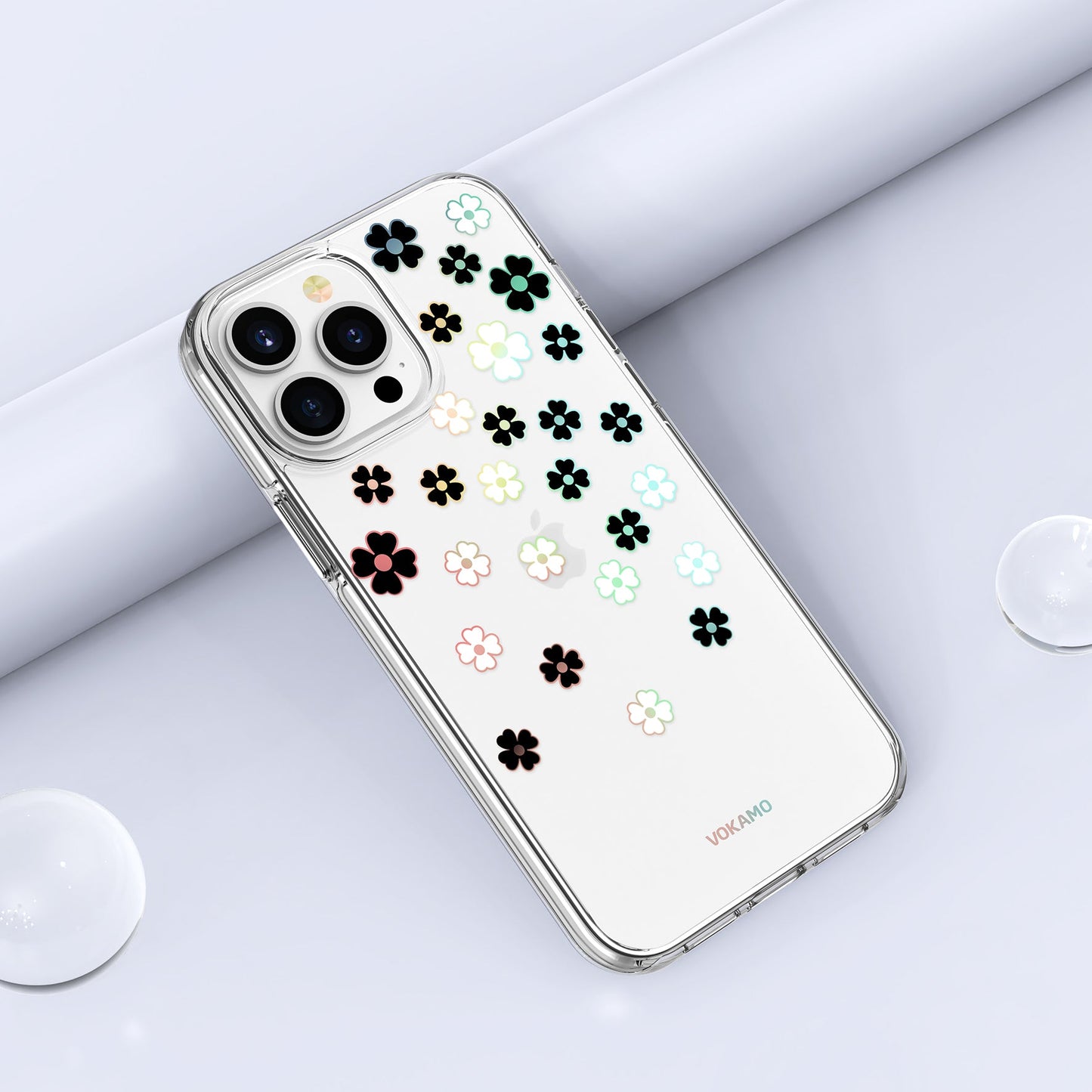 VOKAMO Lovely Floral Flower Phone Case For iPhone 13/13 Pro/13 Pro Max Cover Case - VOKAMO