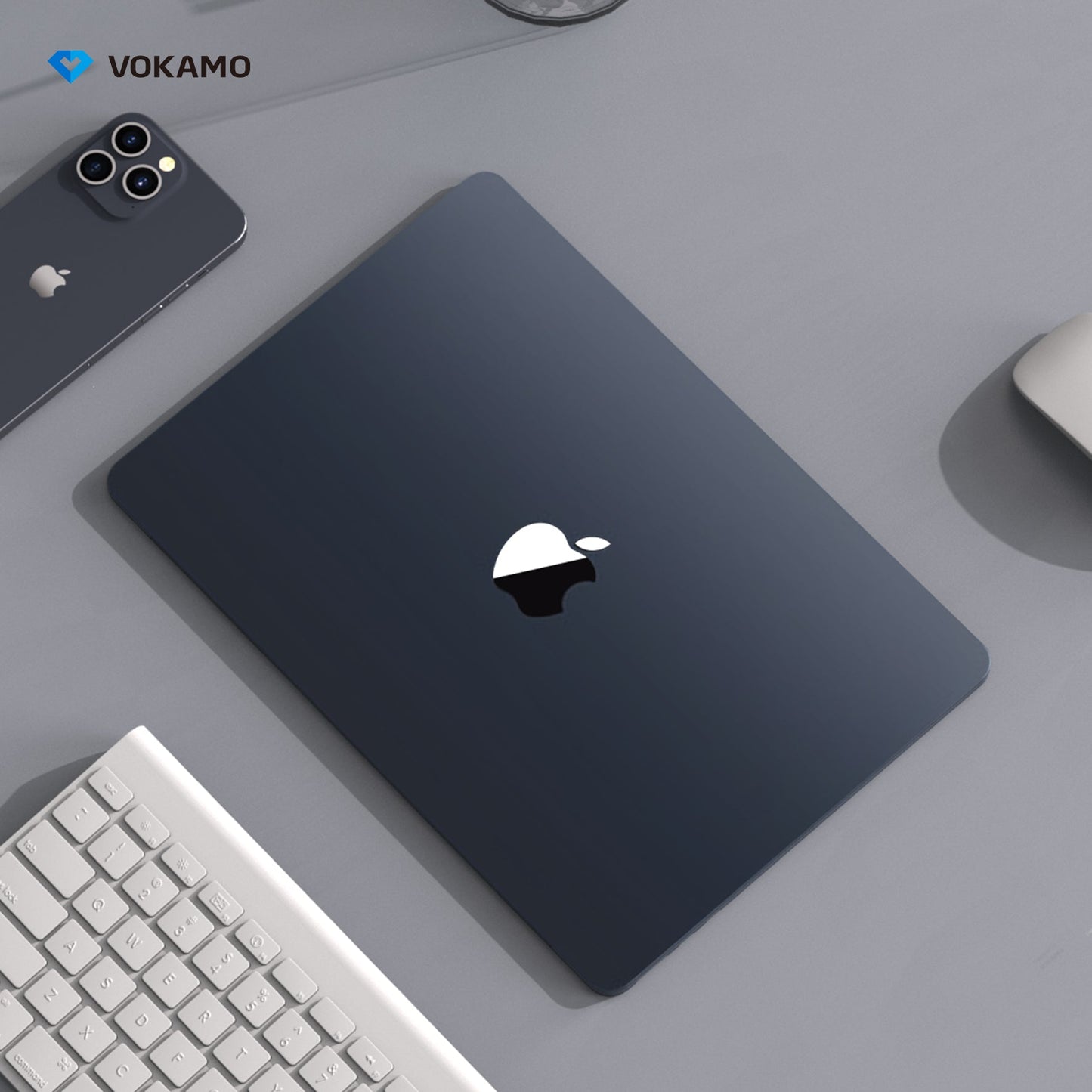 VOKAMO MacBook Skins Full Body Protective Film Set For MacBook Air 13 MacBook Pro 13 - VOKAMO