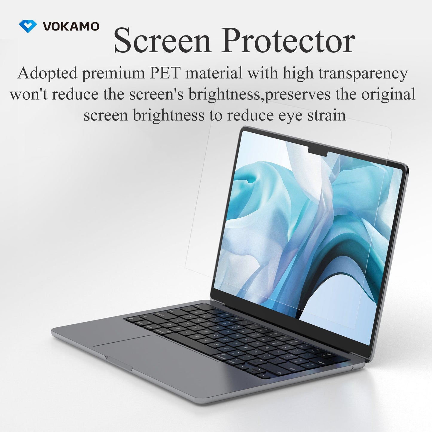 VOKAMO MacBook Skins Full Body Protective Film Set For MacBook Air 13 MacBook Pro 13 - VOKAMO