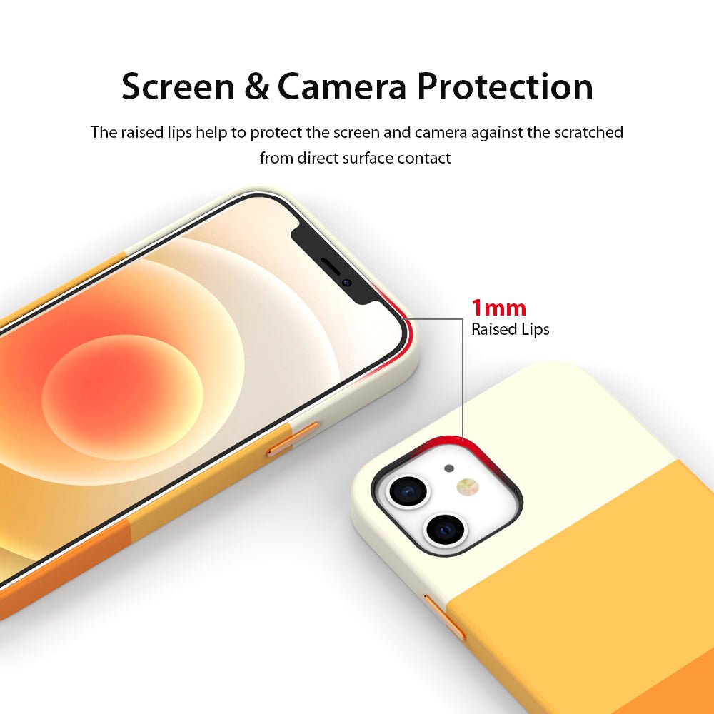 VOKAMO PU Leather Case For iPhone 12/ 13 Series Permium Ultra Thin Soft Case for iPhone 13 Pro Max/12 Pro etw - VOKAMO