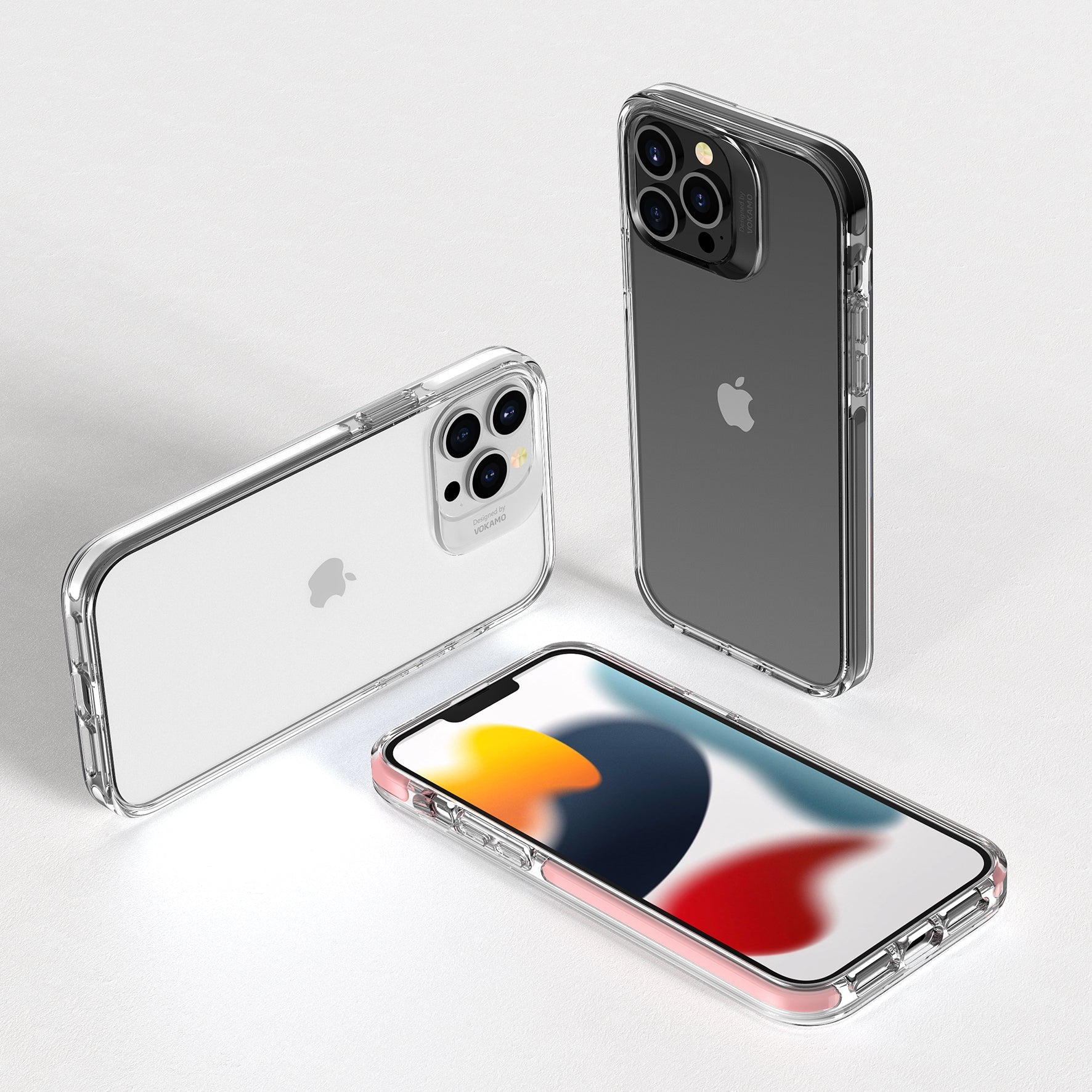 VOKAMO Ultra Thin Shockproof iPhone 13 Case,SGS Drop Tested Rugged Cover for iPhone 13/13 Pro/13 Pro Max - VOKAMO