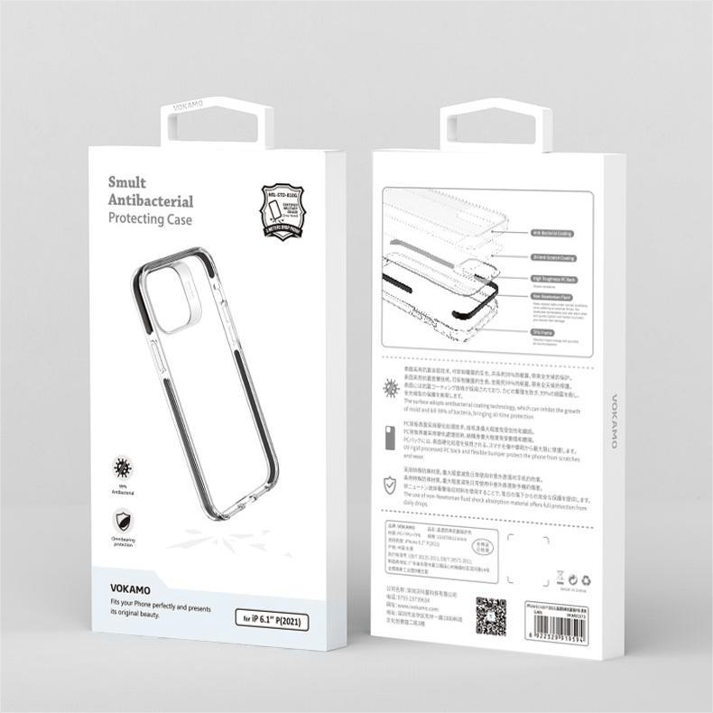 VOKAMO Ultra Thin Shockproof iPhone 13 Case,SGS Drop Tested Rugged Cover for iPhone 13/13 Pro/13 Pro Max - VOKAMO