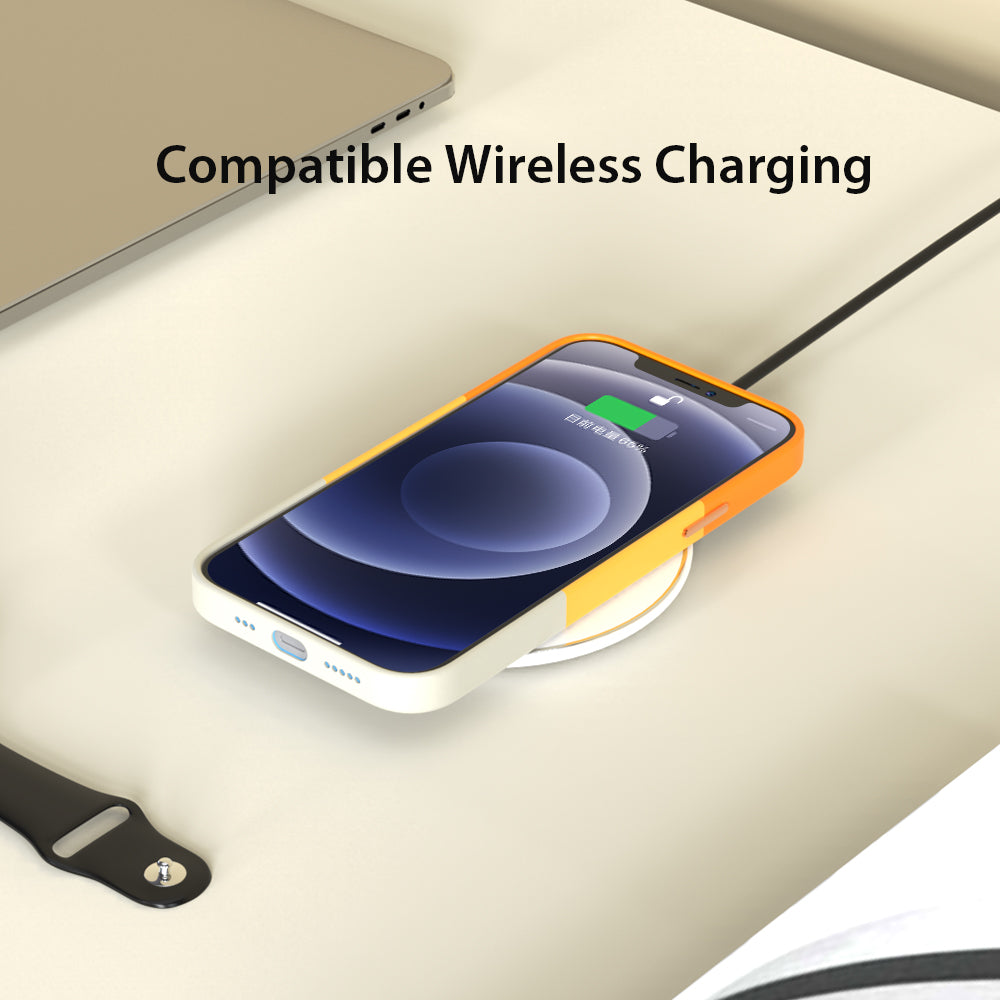 VOKAMO PU Leather Case For iPhone 12/ 13 Series Permium Ultra Thin Soft Case for iPhone 13 Pro Max/12 Pro etw
