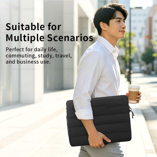 Laptop Case with Handle,Waterproof,Lightweight,Protective Laptop Case with Accessory Pocket, YKK Zipper