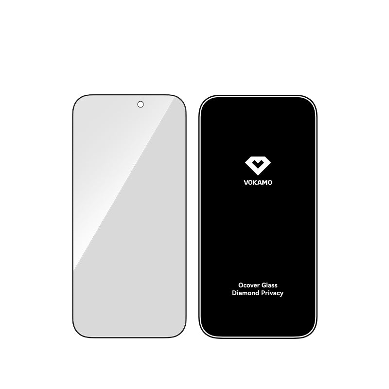 VOKAMO Anti-Peep Privacy Tempered Glass for iPhone 18 Pro Max/18 Pro, 9H Ultra Thin 0.25mm High Alumina Silicon Anti-Spy Screen Protector, Scratch Resistant Full Coverage Privacy Film