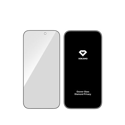 VOKAMO Anti-Peep Privacy Tempered Glass for iPhone 18 Pro Max/18 Pro, 9H Ultra Thin 0.25mm High Alumina Silicon Anti-Spy Screen Protector, Scratch Resistant Full Coverage Privacy Film