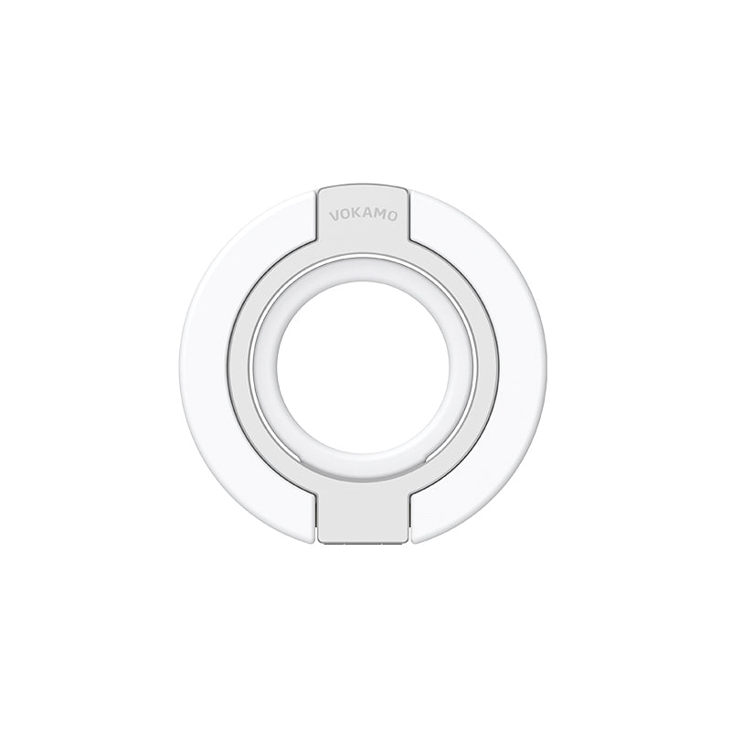Double Sided Magnetic Phone Holder 360° Rotation Soft Silicon Phone Grip Finger Ring Kickstand