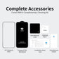 VOKAMO HD Clear Tempered Glass for iPhone 18 Pro Max/18 Pro,Anti-Scratch 0.25mm 9H Screen Protector Film