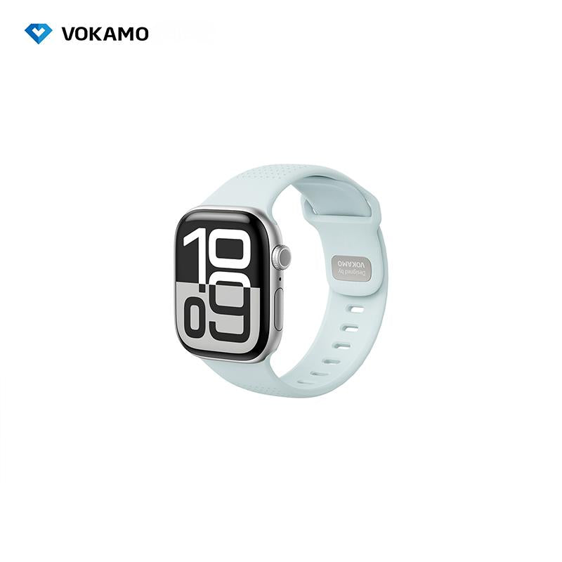 FKM Rubber Straps Glow Sport Band for Apple Watch 44/45/46/49MM,Quick Release,Waterproof Watch Band