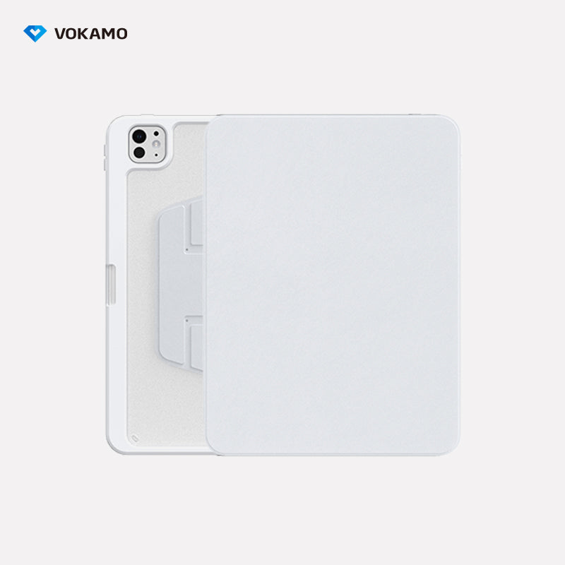 VOKAMO Rotating Case for iPad  Pro 13 iPad Air 11  Inch (2024) - [Built-in Pencil Holder] 360 Degree Rotating Protective Stand Cover
