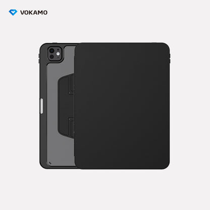 VOKAMO Rotating Case for iPad  Pro 13 iPad Air 11  Inch (2024) - [Built-in Pencil Holder] 360 Degree Rotating Protective Stand Cover