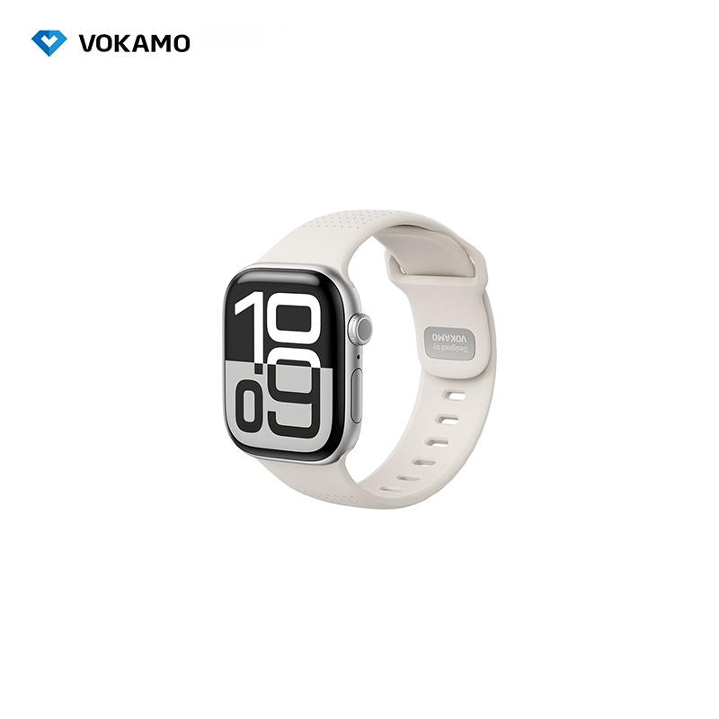 FKM Rubber Straps Glow Sport Band for Apple Watch 44/45/46/49MM,Quick Release,Waterproof Watch Band