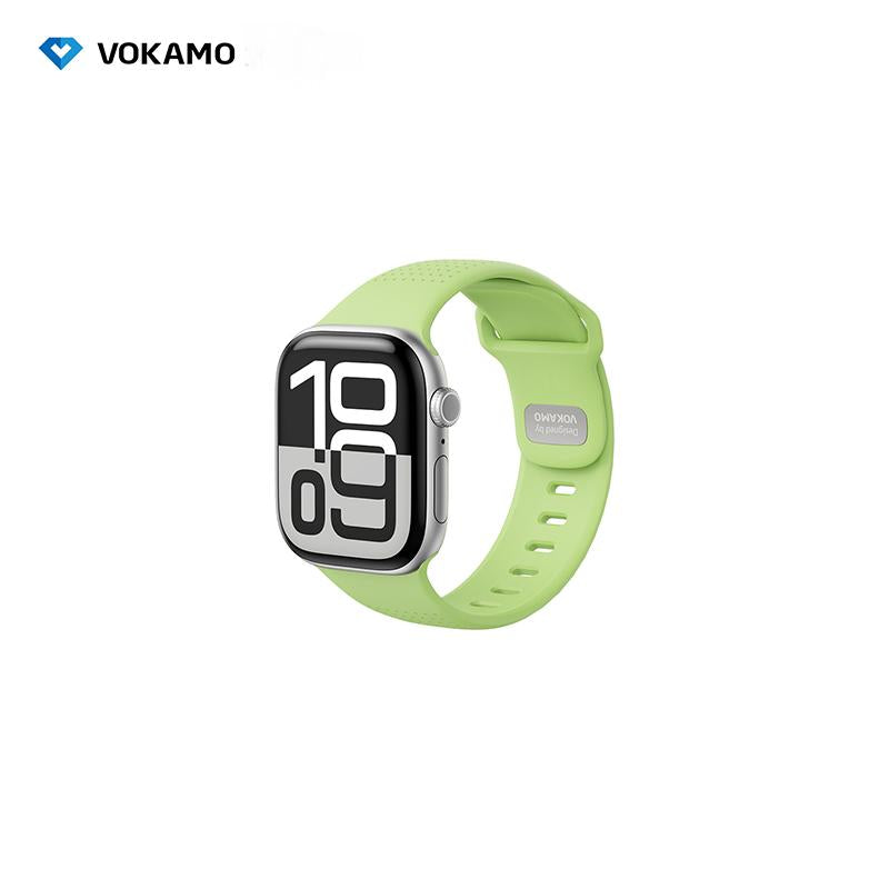 FKM Rubber Straps Glow Sport Band for Apple Watch 44/45/46/49MM,Quick Release,Waterproof Watch Band