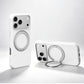 VOKAMO 360 Rotation Magnetic Ring Stand Case for iPhone 18 Pro Max, Shockproof PC TPU Hybrid Mobile Cover with Kickstand