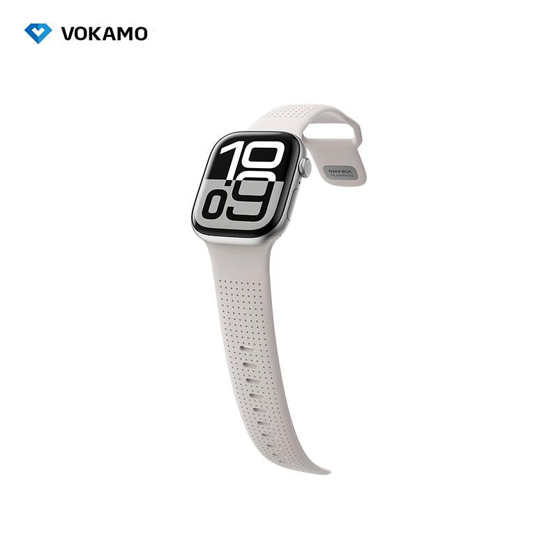 FKM Rubber Straps Glow Sport Band for Apple Watch 44/45/46/49MM,Quick Release,Waterproof Watch Band