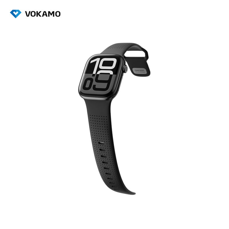 FKM Rubber Straps Glow Sport Band for Apple Watch 44/45/46/49MM,Quick Release,Waterproof Watch Band