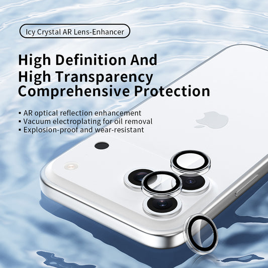 Camera Lens Protector for iPhone 17 Pro Max/17 Pro,Ultra-tough HD Individual Lens Protectors, Ultra-thin Tempered Glass-VOKAMO