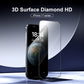 3D Curved Tempered Glass 9H Hardness Screen Protector for iPhone 17/17 Pro/17 Air/17 Pro Max-VOKAMO