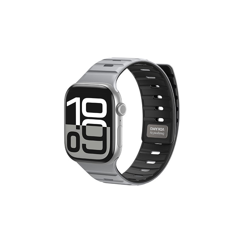 VOKAMO Universal Fit Silicone Magnetic Apple Watch Bands For Apple Watch