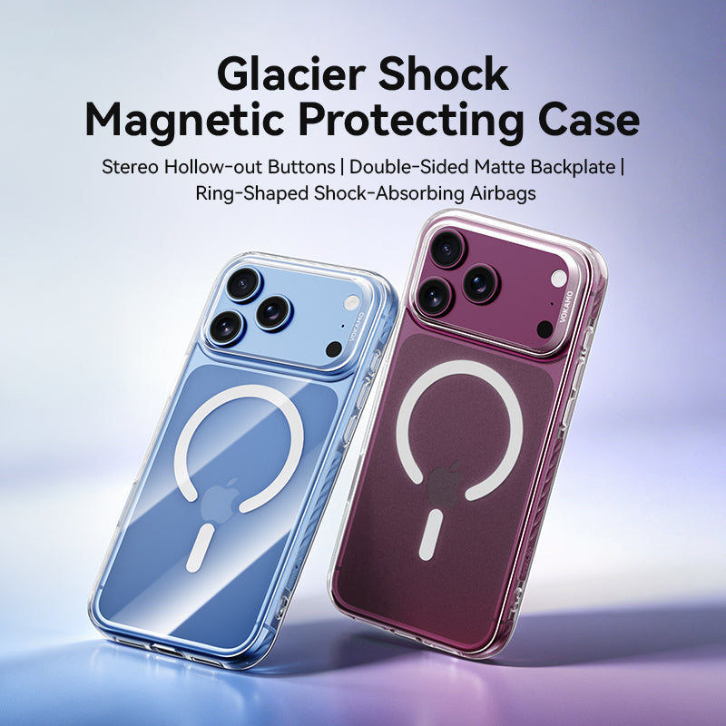 VOKAMO Slim TPU PC Magnetic Case for iPhone 18 Pro / 18 Pro Max, Matte Shockproof Cover