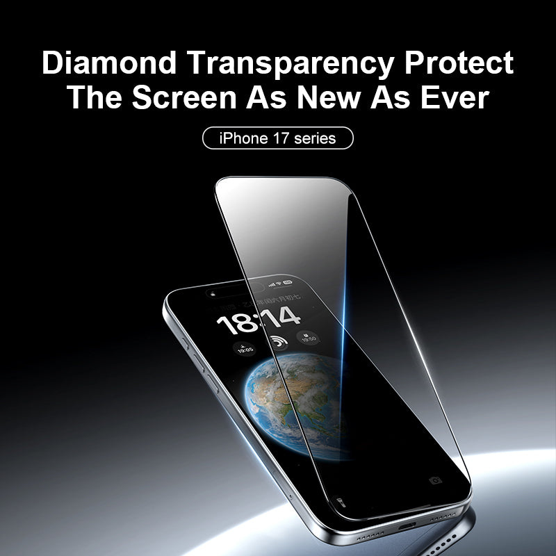 HD Screen Protector for iPhone 17 Series,Shatterproof Tempered Glass[9H Hardness] [99.99% HD Clear] [Case Friendly]-VOKAMO