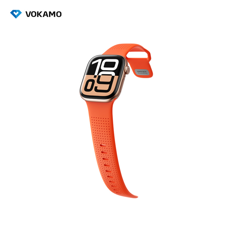 FKM Rubber Straps Glow Sport Band for Apple Watch 44/45/46/49MM,Quick Release,Waterproof Watch Band