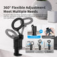 VOKAMO 360°Rotating Magnetic Airplane Phone Holder Mount, for Magsafe Airplane Travel Essentials Accessories, Adjustable Foldable Universal Handsfree Phone Stand for iPhone 16 15 14 Pro Max