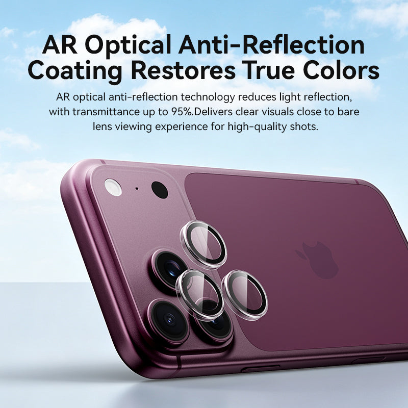 VOKAMO HD AR Camera Lens Protector for iPhone 18 Pro Max/18 Pro,Anti-Scratch Tempered Glass Camera Film
