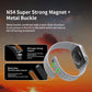 Sport Watch Strap for Apple Watch 44/45/46/49mm,Magnetic Watch Band Quick Release,Waterproof Silicone Watch band