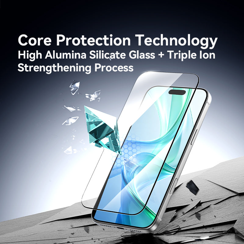 VOKAMO HD Clear Tempered Glass for iPhone 18 Pro Max/18 Pro,Anti-Scratch 0.25mm 9H Screen Protector Film