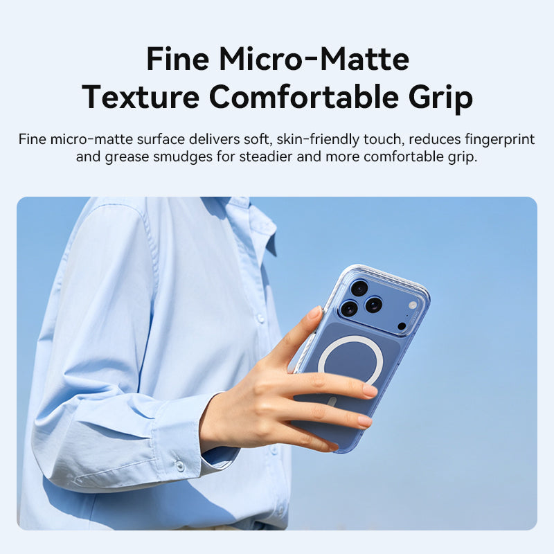 VOKAMO Slim TPU PC Magnetic Case for iPhone 18 Pro / 18 Pro Max, Matte Shockproof Cover