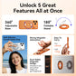 Magnetic Phone Ring Holder for MagSafe, 360° Rotation Soft Silicone Cell Phone Grip Stand Finger Ring Kickstand Two-Sided Magnet Compatible with iPhone 17 Pro Max 16 15 14 13 12 MagSafe Accessories