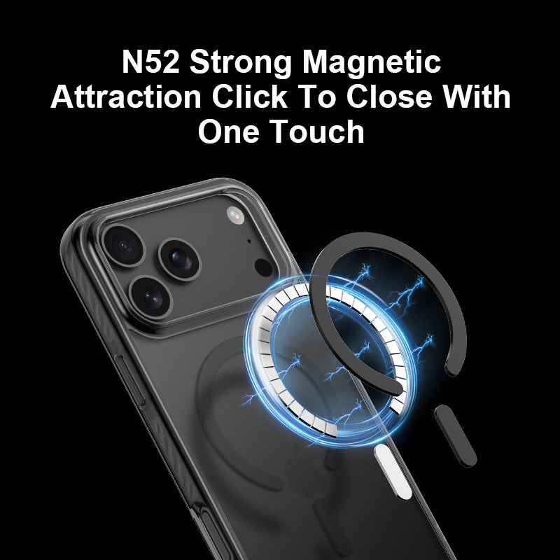 Shockproof Magnetic IPhone 17 Case with Matte Finish for For iPhone 17 Air / Pro Max / 17 Pro Magnetic-VOKAMO