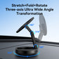 VOKAMO for MagSafe Car Mount Foldable Magnetic Phone Holder for Car Dashboard, Strong Magnets Car Phone Holder Mount Compatible iPhone 16 Pro Max 15 14 13 12,Samsung - MagSafe Car Accessories